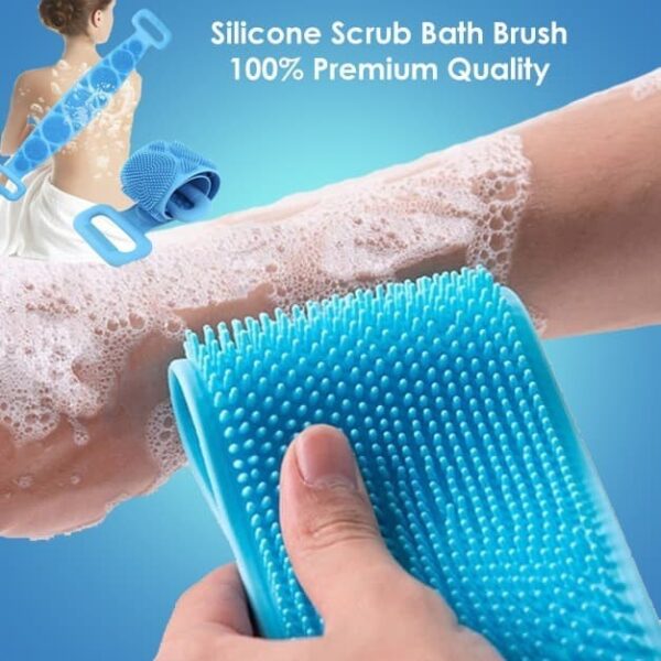 Body Wash Silicone Body Scrubber Belt | Pack Of 2