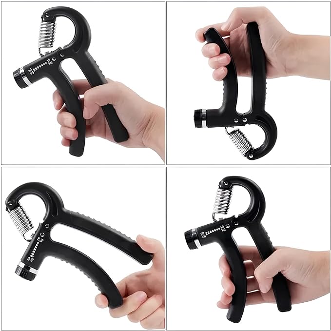DMI Compact Hand Exercise Grip Strengtheners with Adjustable Weight Resistance from 10-130lbs