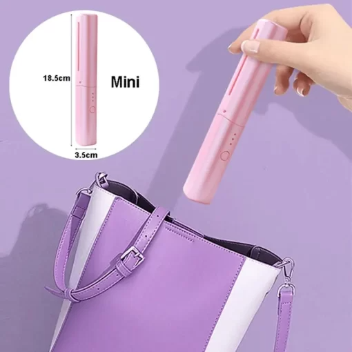 Travel Comb Cordless Rechargeable Hair Straightener